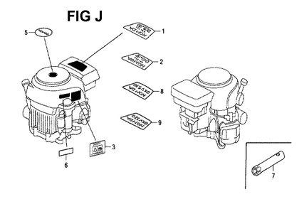 Fig-5 Diagram and Parts List for GXV530 Type QEA3 Honda Engine