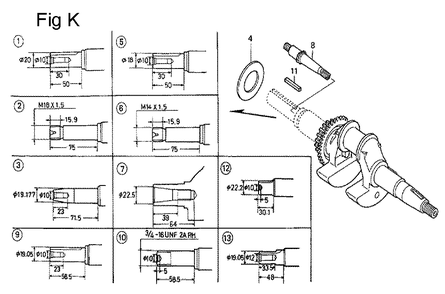 Fig-11 Diagram and Parts List for GC160 Type QHU Honda Engine
