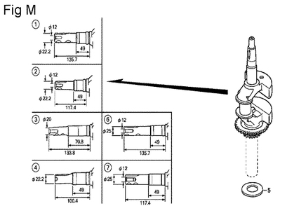 Fig-13 Diagram and Parts List for GSV190A Type S3TE Honda Engine