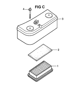 Fig-3 Diagram and Parts List for GXV140 Type A2 Honda Engine