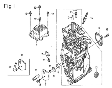 Fig-9 Diagram and Parts List for GX100U Type QA2 Honda Engine