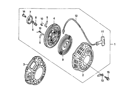 Fig-0 Diagram and Parts List for GX160U1 Type RHQ4 Honda Engine
