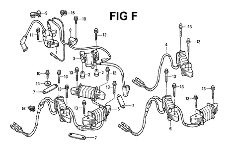 Fig-4 Diagram and Parts List for GXV530 Type SXE3 Honda Engine