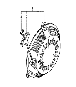 Fig-0 Diagram and Parts List for GC135 Type VXC Honda Engine