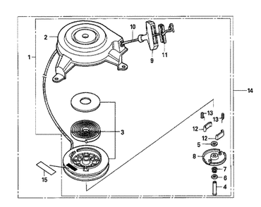 Fig-0 Diagram and Parts List for GXV160A1 Type A12 Honda Engine