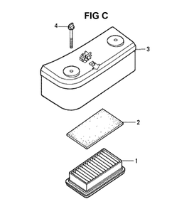 Fig-6 Diagram and Parts List for GXV140 Type MAK Honda Engine