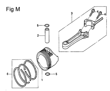 Fig-13 Diagram and Parts List for GCV160LA0 Type SBT Honda Engine