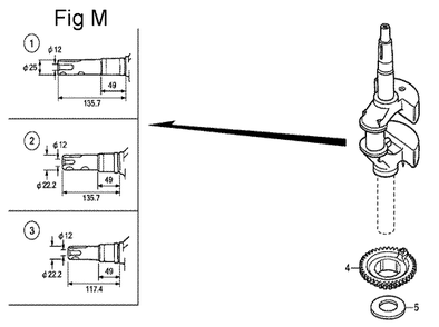Fig-13 Diagram and Parts List for GSV190A Type N2U Honda Engine