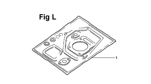Fig-10 Diagram and Parts List for GXV160K1 Type N1AH Honda Engine