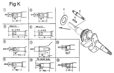 Fig-11 Diagram and Parts List for GC160A Type QDE Honda Engine