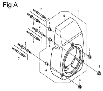 Fig-1 Diagram and Parts List for GC160A Type QHC Honda Engine