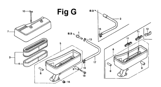 Fig-12 Diagram and Parts List for GXV120 Type A1LA Honda Engine