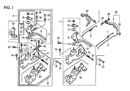 Fig-9 Diagram and Parts List for GX120T1 Type QX Honda Engine