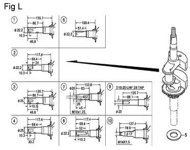 Fig-12 Diagram and Parts List for GCV160LE Type A2A9 Honda Engine