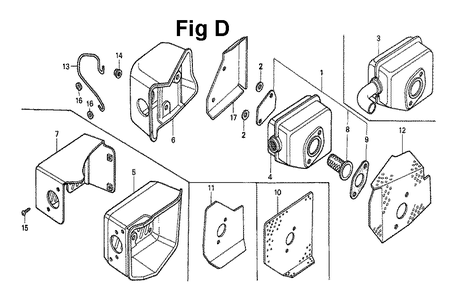 Fig-2 Diagram and Parts List for GXV160K1 Type N42 Honda Engine