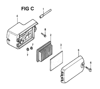 Fig-3 Diagram and Parts List for GXV140 Type N2 Honda Engine