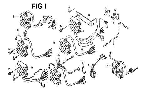 Fig-3 Diagram and Parts List for GXV530 Type EXA2 Honda Engine