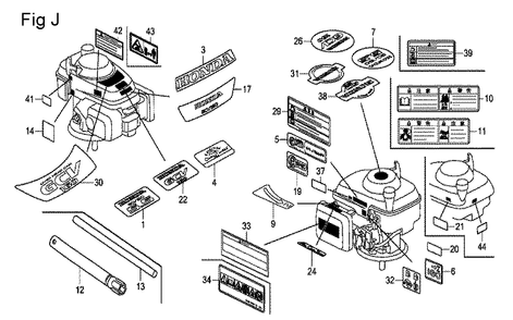 Part Location Diagram of 87528-Z0L-800 Lawn Boy Mark, Choke Indication