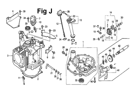 Part Location Diagram of 12100-ZG9-405 Honda Barrel Comp, Cylinder