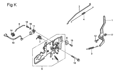 Fig-11 Diagram and Parts List for GSV190A Type N1L Honda Engine