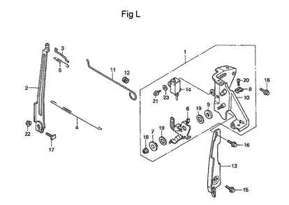 Fig-12 Diagram and Parts List for GC160 Type QHAJ Honda Engine