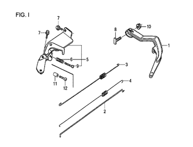 Fig-9 Diagram and Parts List for GX120T1 Type VPM4 Honda Engine