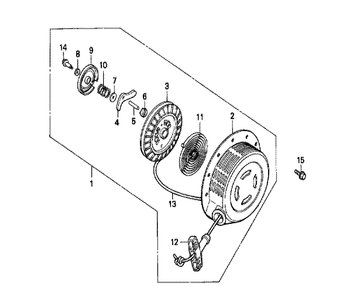 Fig-0 Diagram and Parts List for GX240 Type QH Honda Engine