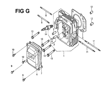 Fig-3 Diagram and Parts List for GXV160 Type S Honda Engine