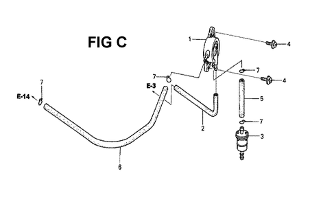 Fig-9 Diagram and Parts List for GXV530 Type UXE3 Honda Engine