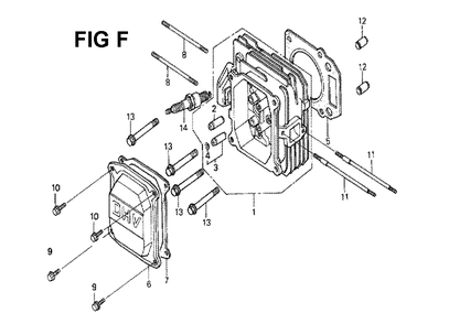 Fig-3 Diagram and Parts List for GXV160K1 Type N1 Honda Engine