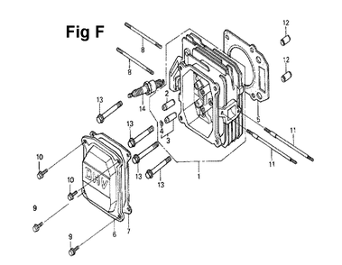Fig-2 Diagram and Parts List for GXV160K1 Type A1 Honda Engine