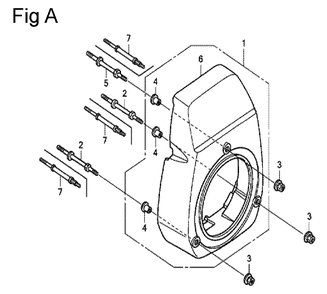Fig-1 Diagram and Parts List for GC160 Type PXU Honda Engine
