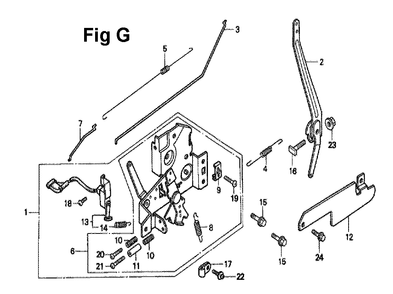 Fig-10 Diagram and Parts List for GXV140 Type N2 Honda Engine