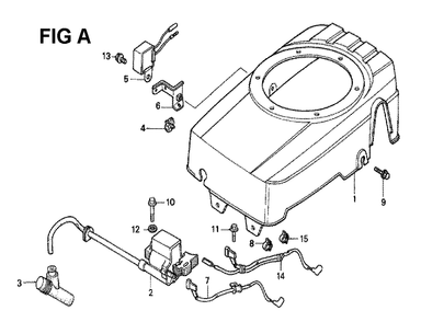 Fig-6 Diagram and Parts List for GXV160 Type S Honda Engine
