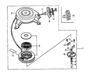 Fig-0 Diagram and Parts List for GXV160K1 Type N6S Honda Engine