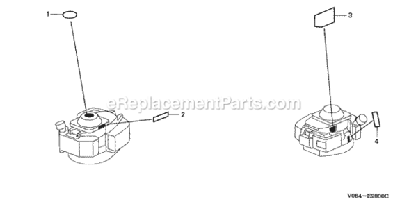 Labels 1 Diagram and Parts List for FG100 Type AVIN# FZCV-6000001 to FZCV-9999999 Honda Tiller
