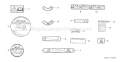 Part Location Diagram of 87521-ZG0-W51 Honda Emblem