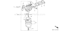 Page E Diagram and Parts List for G150 Type PEAF - VIN# -1000001-2017901 Honda Engine