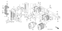 Part Location Diagram of 13010-YA0-004 Honda Ring Set-Piston-Std