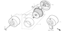 Page B Diagram and Parts List for G200 Type SZDW - VIN# -1000001-2344556 Honda Engine