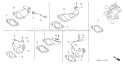 Page E Diagram and Parts List for G200 Type SZDW - VIN# -1000001-2344556 Honda Engine