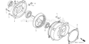 Page T Diagram and Parts List for G300 Type HQB6 - VIN# -1000001-1457696 Honda Engine