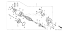 Part Location Diagram of 31216-ZA1-003 Honda Bush-Insulation