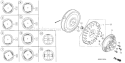 Part Location Diagram of 31100-889-010 Honda Flywheel