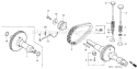 Part Location Diagram of 14751-890-000 Honda Spring-Valve