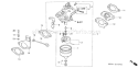 Part Location Diagram of 16044-889-005 Honda Choke Set