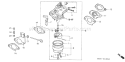Page E Diagram and Parts List for G300 Type PB6 - VIN# -1000001-1457696 Honda Engine
