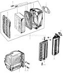 Part Location Diagram of 90381-703-000 Honda Nut-Hex.-6mm