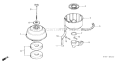 Page A Diagram and Parts List for G35 Type Q1 - VIN# -1000001-1101308 Honda Engine