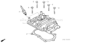 Part Location Diagram of 12281-878-000 Honda Gasket-Cylinder Head